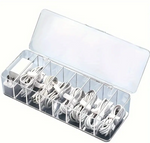 8 Slot Desk Organizer Cable Storage Box with Lid - Nova Sound