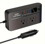 200W Car Power Inverter 12V USB AC Hub - Nova Sound