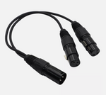 XLR Y Splitter Cable Adapters - Nova Sound