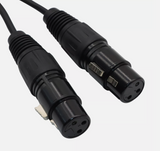 XLR Y Splitter Cable Adapters - Nova Sound