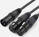 XLR Y Splitter Cable Adapters - Nova Sound