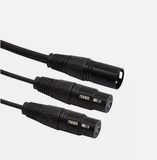 XLR Y Splitter Cable Adapters - Nova Sound