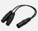 XLR Y Splitter Cable Adapters - Nova Sound