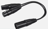 XLR Y Splitter Cable Adapters - Nova Sound