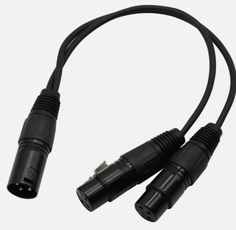 XLR Y Splitter Cable Adapters - Nova Sound