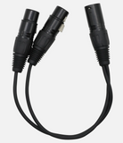 XLR Y Splitter Cable Adapters - Nova Sound